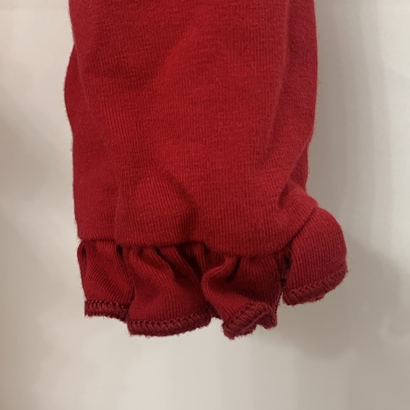 Girls Marie Nicole Ruffle Burgundy Hooded Jacket Size 10 EUC - Picture 3 of 8